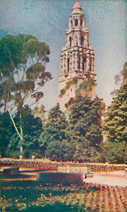De California Tower, ca. 1935 door Unbekannt