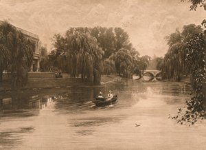 De Cam bij Cambridge met Trinity College, 1902