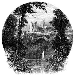 De kathedraal, Lincoln, Engeland