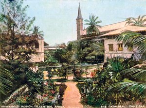 De Kathedraal, Zanzibar, Tanzania, Afrika, 1904