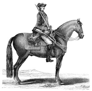 De cavalerist, 1885