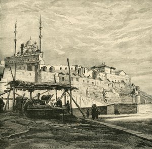 De Citadel van Caïro gebouwd door Saladin, 1890