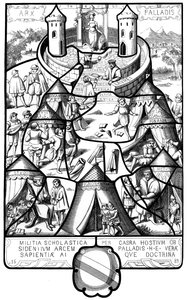 De Citadel van Pallas, 1589 door Unbekannt