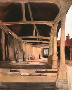 De kloosters, Montevilliers, ca. 1900 door Unbekannt