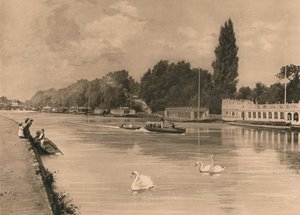 De College Schuiten in Oxford door Unbekannt