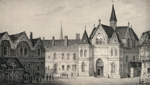 Het College van Sorbonne in 1550
