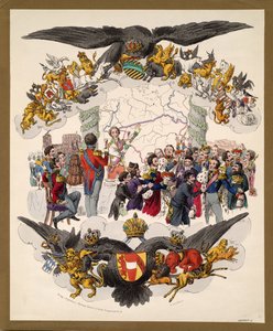 Karikatuur van het Congres van Wenen