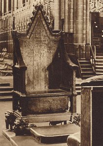 De Kroningsstoel en de Steen van Scone, 1937 door Unbekannt