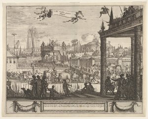 Het hof van de Grote Mogol door Unbekannt