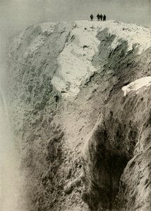 De krater van Erebus, 900 voet diep en een halve mijl breed, 1908, 1909 door Unbekannt