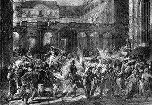 De hertog van Orléans verlaat het Koninklijk Paleis, Parijs, 31 juli 1830, 1882-1884