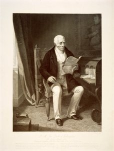 De hertog van Wellington leest berichten in zijn huis Apsley House, Londen, 1846 door Unbekannt