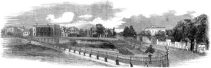 De Dunkin Bustee, Chowringhee, Calcutta, India, 1860