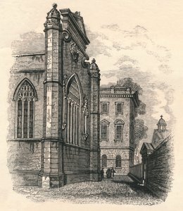 Het Oostelijke Eind van de Collegekapel, Peterhouse, Cambridge 19e eeuw door Unbekannt