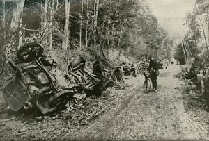 Het Effect van Brits Granaatvuur, 1919 door Unbekannt