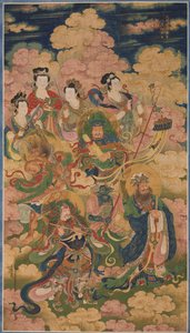 De Acht Gasten van Deva, Naga en Yakshi door Unbekannt Unbekannt