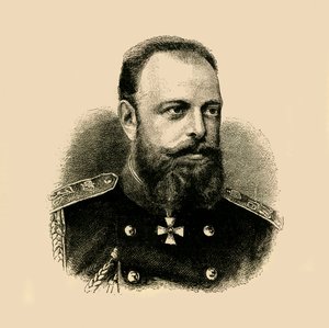 De Keizer Alexander III, 1881 door Unbekannt