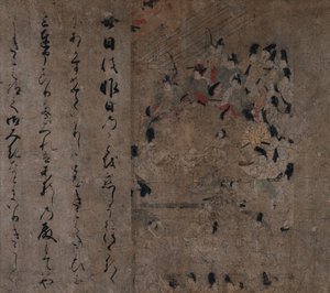 De keizer bij de paardenrace: Episode uit het verhaal van Eiga Eiga Monogatari, ca. 1200 door Unbekannt