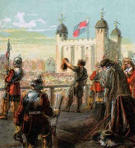 De executie van Lord Strafford, 1641, ca. 1850 door Unbekannt