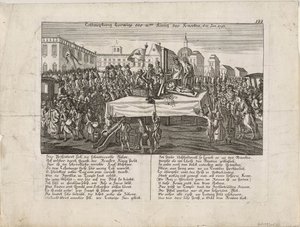 De Executie van Lodewijk XVI op 21 Januari 1793