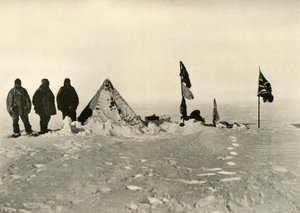 Het Zuidelijkste Kamp Na Zestig Uur Sneeuwstorm, februari 1909