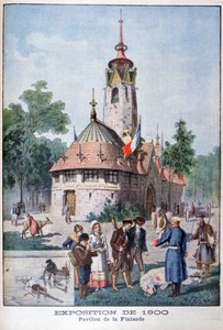 Het Finse paviljoen op de Wereldtentoonstelling van 1900, Parijs, 1900