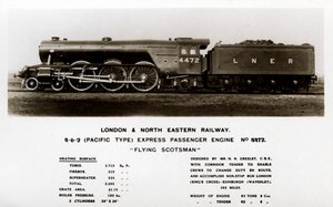 De Flying Scotsman stoomlocomotief, 20e eeuw door Unbekannt