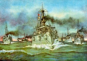 Het vliegende squadron, Spaans-Amerikaanse oorlog, 1898