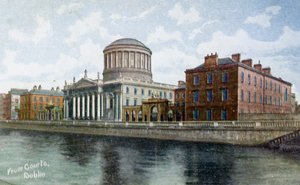 The Four Courts, Dublin, Ierland, ca. 1900s-ca. 1920s door Unbekannt