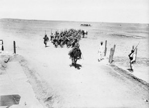 Het Franse Vreemdelingenlegioen op manoeuvres, Boudenib, Marokko, 1911