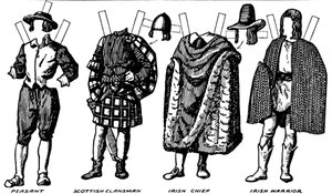 De galerij van Britse kostuums: Kleding gedragen in de late zestiende eeuw, c1934 door Unbekannt