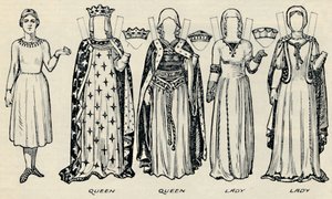 De galerij van Britse kostuums: Wat mannen en vrouwen droegen in de tijd van Hendrik III