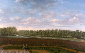 De tuin van nummer 10 Downing Street, ca. 1740