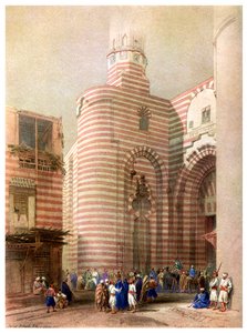 De poort van El Metwalli, Caïro, Egypte, c1829 1956 door Unbekannt