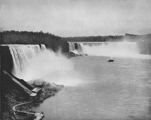 Het algemene overzicht van Niagara, 19e eeuw