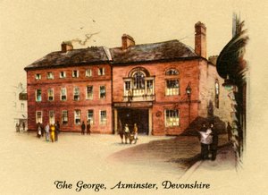 The George, Axminster, Devonshire, 1936