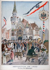 Het Duitse paviljoen op de Wereldtentoonstelling van 1900, Parijs, 1900