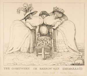 De Tussenpersoon of Kruiwagenman Verlegen, 15 mei 1786 door Unbekannt