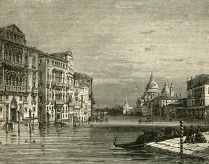 Het Grote Kanaal, Venetië, 1890 door Unbekannt