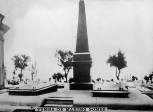 Het graf van Maximo Gomez, 1920s