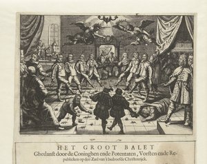Het grote Europese oorlogsbalet door Unbekannt