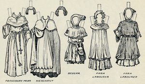 De Grote Galerij van Britse Kostuums: Gevarieerde Kleding Gedragen in de Normandische Tijd, ca. 1934