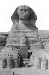 De Grote Sfinx van Gizeh, Egypte, mei 1949