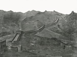 De Grote Muur, Peking, China, 1895