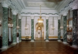 De Griekse Hal, Pavlovsk Paleis, Sint-Petersburg, Rusland door Unbekannt