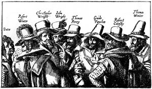 De buskruitplotters, begin 17e eeuw, 1910 door Unbekannt