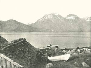 De Hardangerfjord bij Rosendal, Noorwegen, 1895 door Unbekannt