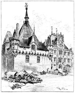 Het stadhuis, 1899