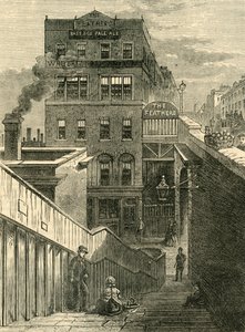 De Huizen in Waterloo Bridge Road, ca. 1878