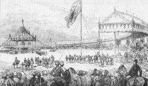 Het Keizerlijk Durbar in Delhi, India, op 1 januari 1877 1908